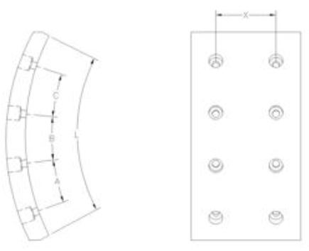 LONA FREIO FORD F350 68 A 71 DIANTEIRA FRASLE 2026AT
