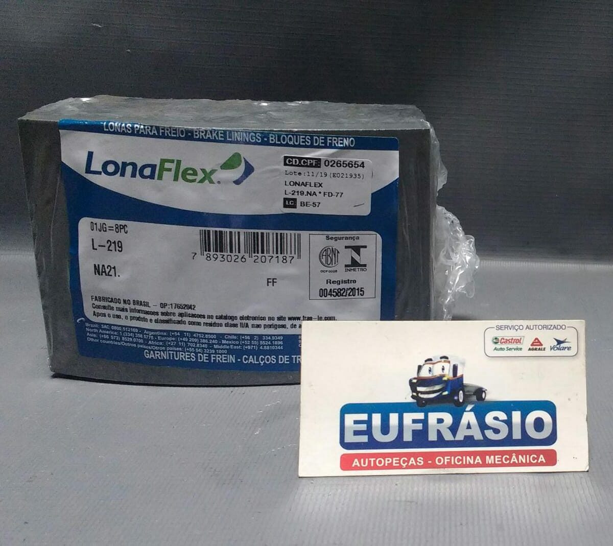 LONA FREIO AGRALE VOLARE 8500 DIANT/TRAS 6007005077002
