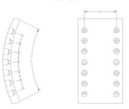 LONA FREIO CHEVR D60 C60 FORD F600 F11000 FRASLE FD75