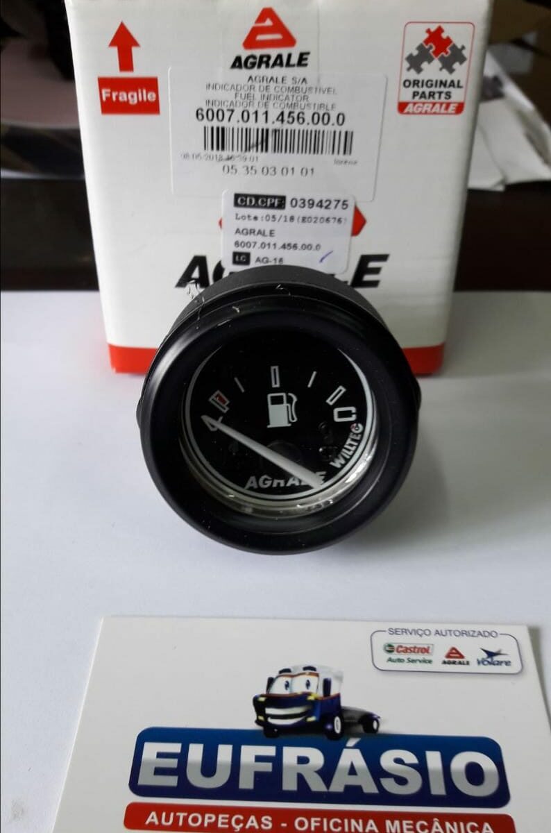 RELOGIO MARCADOR COMBUSTIVEL VOLARE A8 Nº 6007011456000