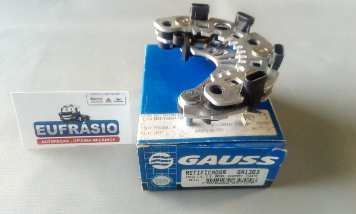 PLACA RETIFICADORA FORD FOCUS ECOSPORT FIESTA