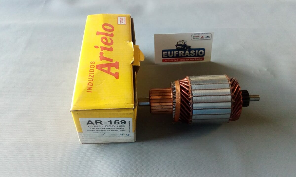 INDUZIDO MOTOR PARTIDA F1000 RANGER SILVERADO VOLARE