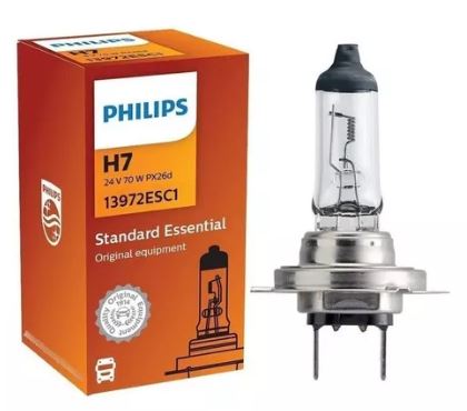 LAMPADA FAROL H-7 PHILIPS 24V 70W PX26D ORIGINAL