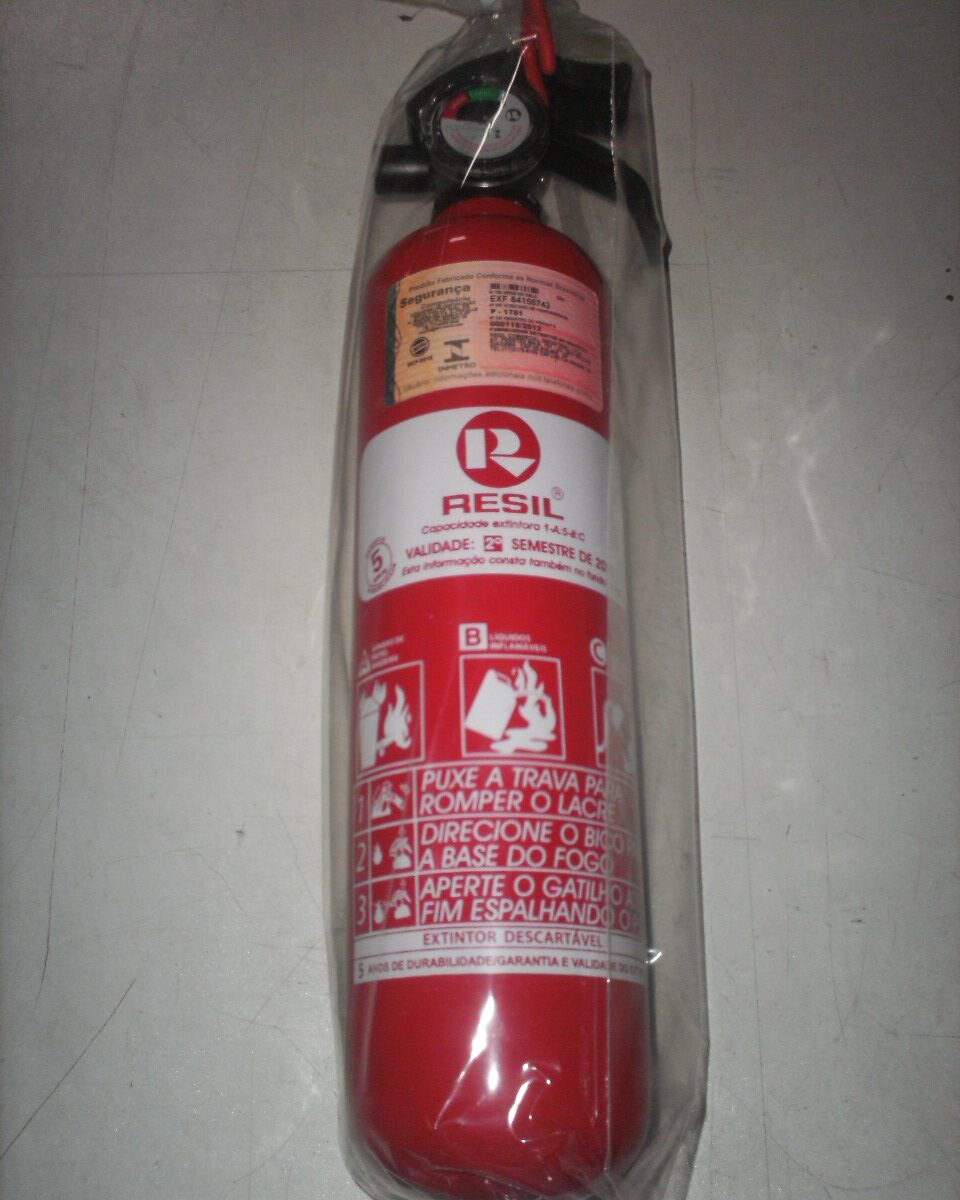 EXTINTOR ABC RESIL 1KG MODELO ORIGINAL RANGER VW GM