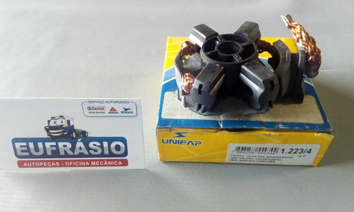 PORTA-ESCOVA MOTOR PARTIDA TOYOTA HILUX SW4 F4000 F250