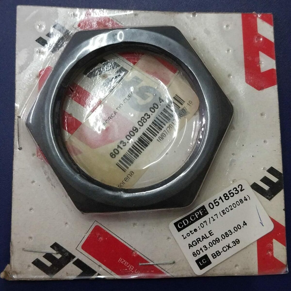 PORCA CUBO RODA VOLARE V8L 4X4 Nº6013009083004 ORIGINAL