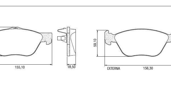 PASTILHA FREIO PALIO STRADA DOBLO IDEA Nº7087744 LOCKER