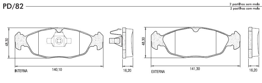 PASTILHA FREIO CHEVROLET AGILE LTX FLEX Nº 94759411