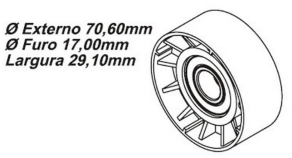 POLIA ALTERNADOR DUCATO 2.3 16V MULTIJET STILO 2.4 AT15