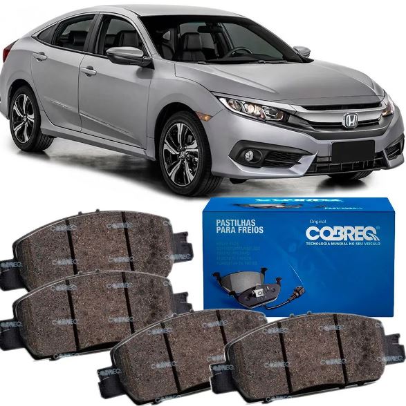 PASTILHA FREIO HONDA CIVIC 2.0 16V 17ED DIANT ORIGINAL