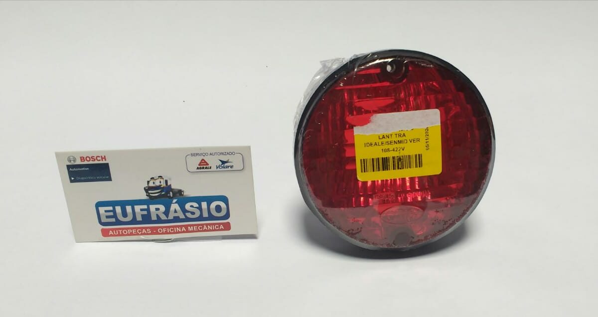 LANTERNA TRASEIRA VOLARE V8L (S/SOQUETE) VERMELHA