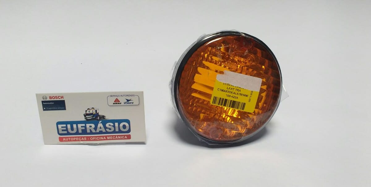 LANTERNA TRASEIRA VOLARE V8L (S/SOQUETE) AMBAR