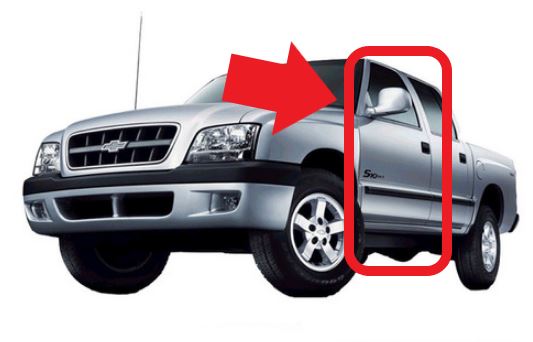 GUARNICAO PORTA LATERAL S10 BLAZER RANGER 2001ED S/ABA