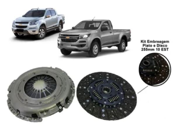 KIT EMBREAGEM CHEVROLET S10 2.5L 16V AT2019 ECOTEC FLEX