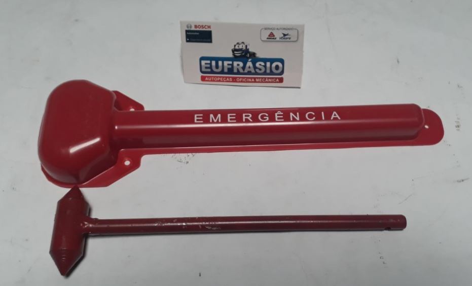 KIT CAPA + MARTELO EMERGENCIA AGRALE VOLARE MARCOPOLO