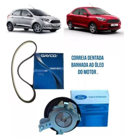 KIT CORREIA SINCRONIZADA FIESTA KA 1.0 ECOBOOST 2016/