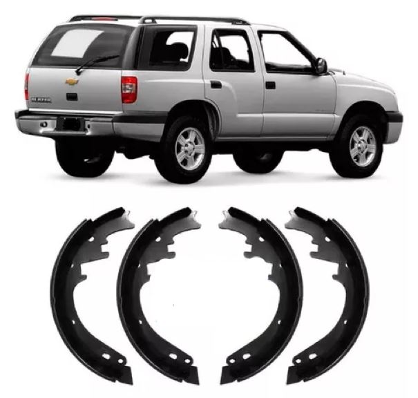 SAPATA FREIO S10 BLAZER GASOLINA 4CIL ATE 2011 TRASEIRA