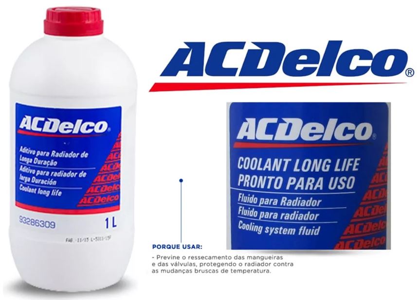 ADITIVO RADIADOR UNIVERSAL (ROSA) ORIGINAL GM AC-DELCO