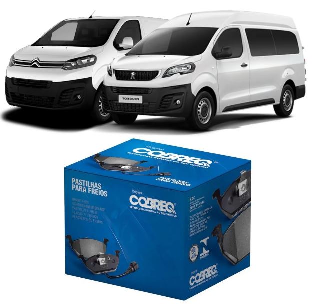 PASTILHA FREIO CITROEN JUMPY 1.6 PEUGEOT EXPERT 2018ED