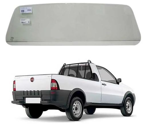VIDRO VIGIA STRADA 96/2009 FIORINO PICK-UP INTEIRIÇO