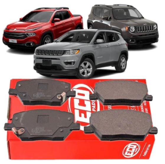 PASTILHA FREIO TORO FREEDOM 1.8 2.0 COMPASS RENEGADE