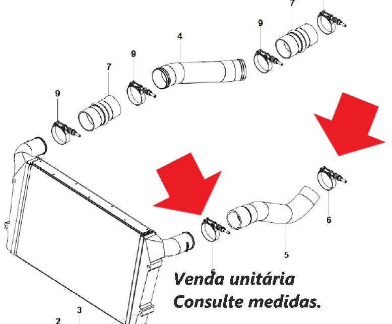 ABRACADEIRA TURBINA AGRALE VOLARE 73X79MM 6009001540009