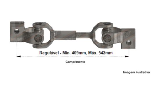 COLUNA DIRECAO F1000 DIRERCAO HIDRAULICA 95ED