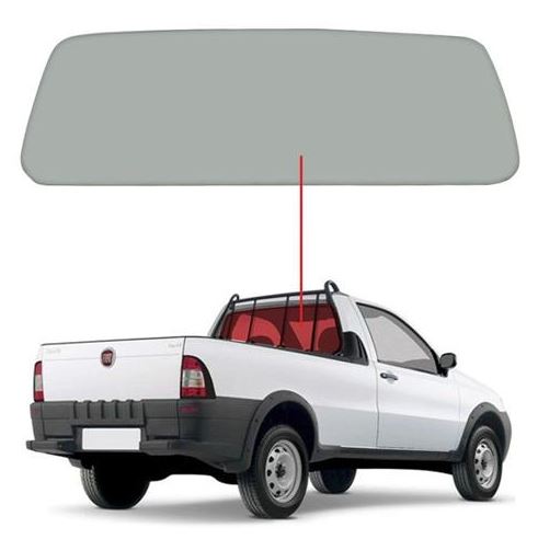 VIDRO VIGIA FIAT STRADA (FIXO INTEIRICO) ORIGINAL PILK