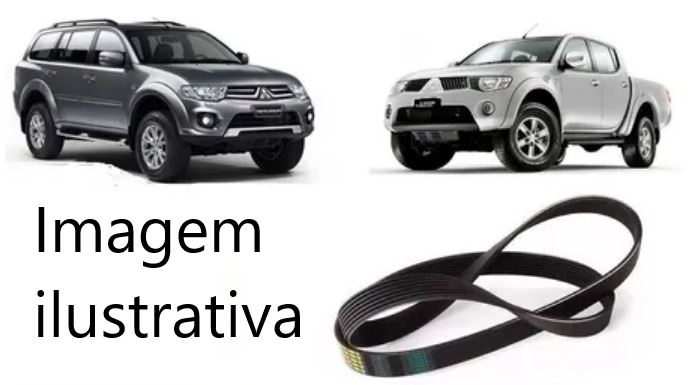 CORREIA ALTERNADOR MITSUBISHI L200 2.5 PAJERO 2.5