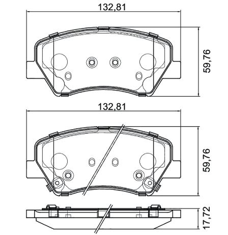 PASTILHA FREIO HYUNDAI I30 ELANTRA KIA CERATO DIANT