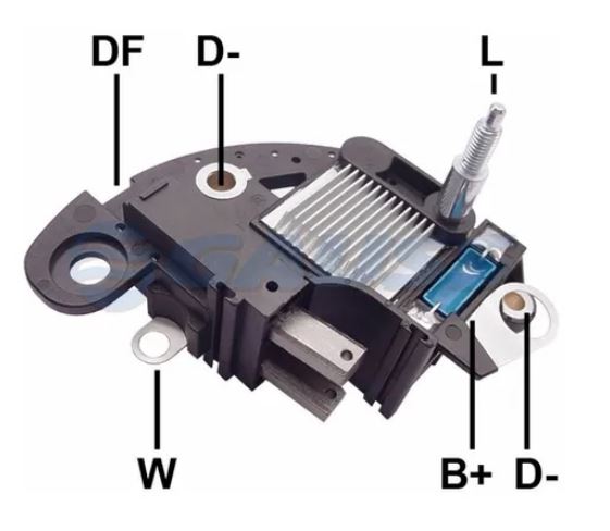 REGULADOR VOLTAGEM ALTERNADOR PALIO/CORSA/CELTA/PRISMA/PUNTO