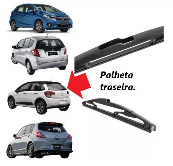 PALHETA TRASEIRA CITROEN C3 HONDA FIT NISSAN PEUGEOT
