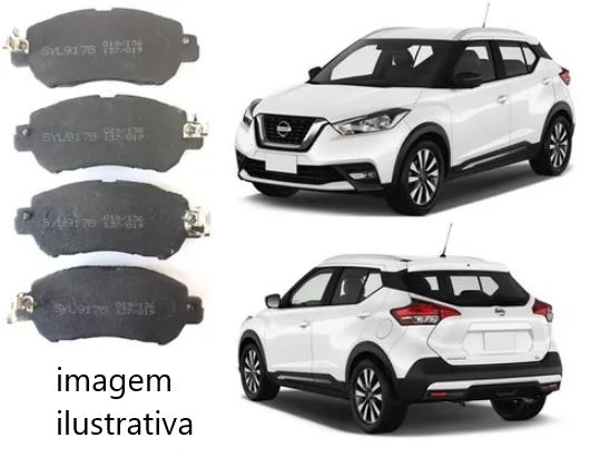 PASTILHA FREIO NISSAN KICKS 1.6 16V VERSA 21ED DIANT