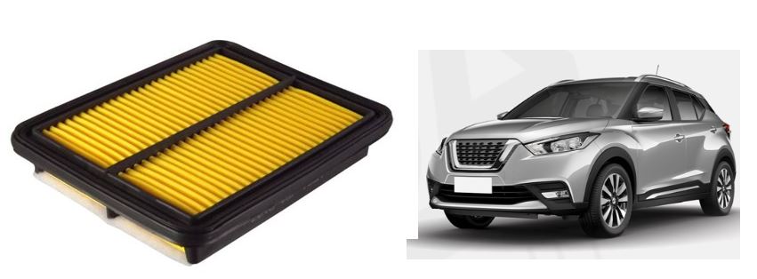 ELEMENTO FILTRO AR NISSAN KICKS 1.6 16V VERSA 1.6 FLEX