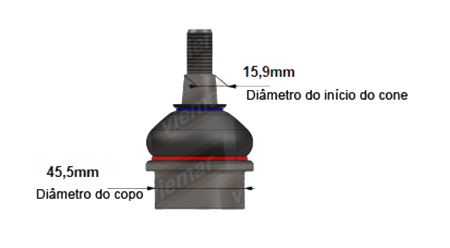 PIVO SUSPENSAO RENAULT MASTER ATE 2012 SUPERIOR TRW