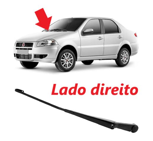 BRACO LIMPADOR PARABRISA PALIO STRADA 2001ED DIREITO