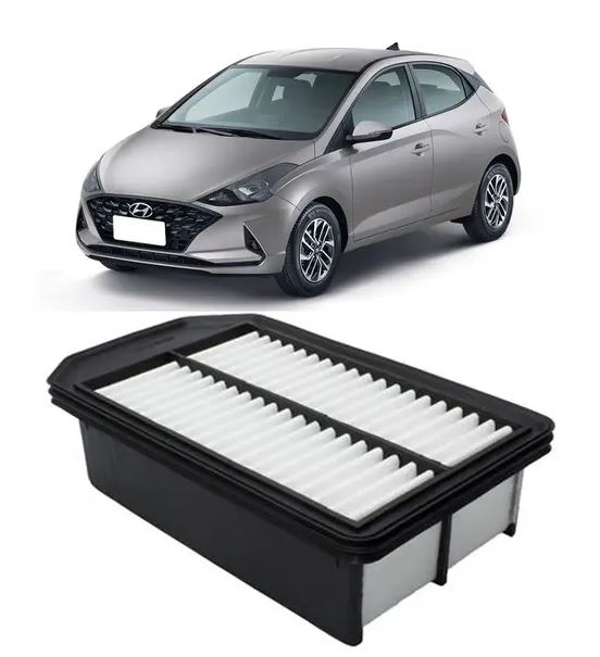ELEMENTO FILTRO AR HYUNDAI HB20S 1.0 12V 2019ED GAMMA