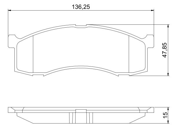 PASTILHA FREIO CITROEN C3 2023ED Nº LBRW005831 DIANT